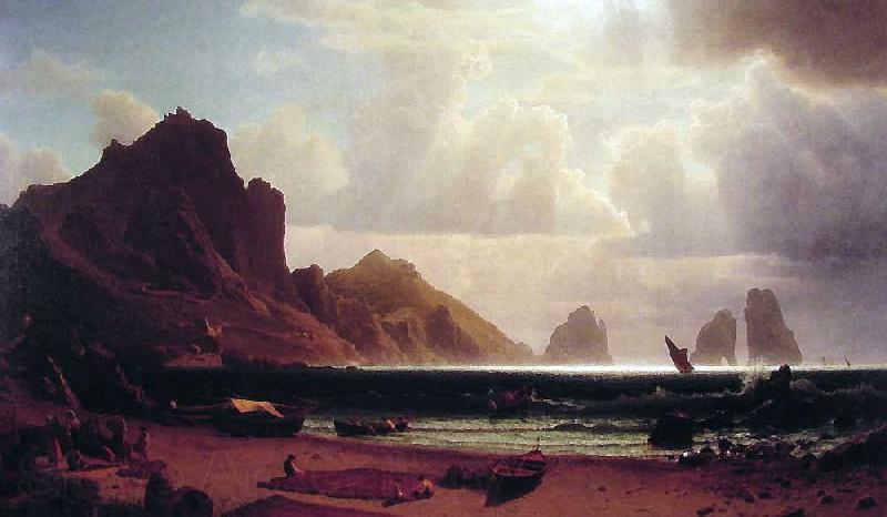 Albert Bierstadt The Marina Piccola Norge oil painting art